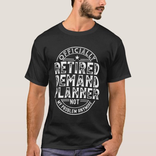 需要退職したプランナー Tシャツ (正面)