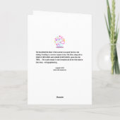 震えている君に、ハッピー・ハロウィン カード (裏面)