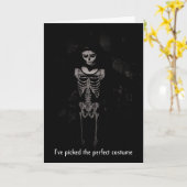 震えている君に、ハッピー・ハロウィン カード (黄色い花)