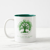震える私ティンバー ツートーンマグカップ (左)