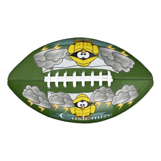 震える雨の日ペンギンThunder_Cove アメリカンフットボール (正面)