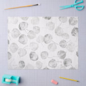 震える《植物》アスペンの葉パターンの大活字 薄葉紙 (クラフト)