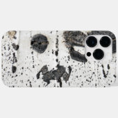 震える《植物》アスペンツリーホワイトバーククローズアップ写真 Case-Mate iPhoneケース (裏面 (横))