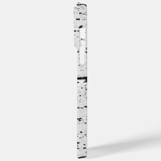 震える《植物》アスペンツリーホワイトバーククローズアップ写真 Case-Mate iPhoneケース (裏面 / 左)