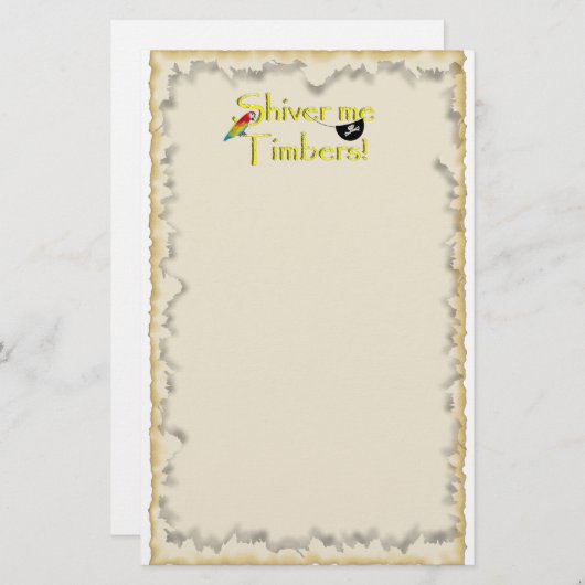 震え出す! 便箋 (正面/裏面)