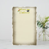 震え出す！ 便箋 (スタンド正面)