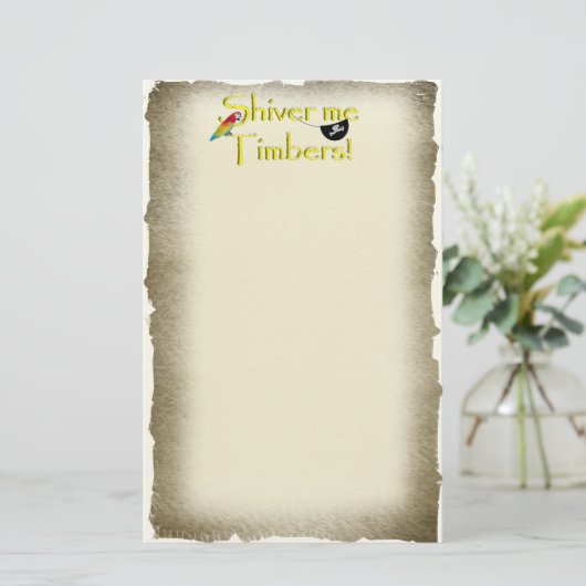 震え出す！ 便箋 (スタンド正面)