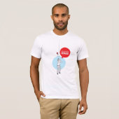 震動のクイズ01 Tシャツ (正面フル)