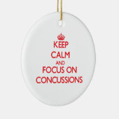 震動の平静そして焦点を保って下さい セラミックオーナメント (右)