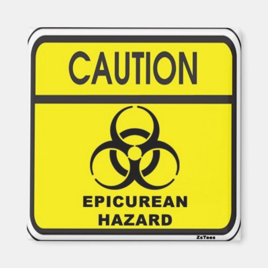 震源危険 マグネット (正面)