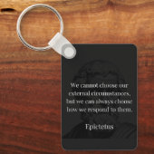 震源地の知恵：反応を通じて力を強化 キーホルダー (正面)