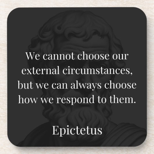 震源地の知恵：反応を通じて力を強化 コースター (正面)