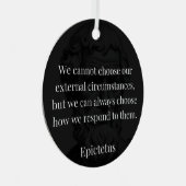 震源地の知恵：反応を通じて力を強化 メタルオーナメント (正面右)