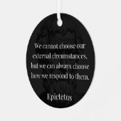 震源地の知恵：反応を通じて力を強化 メタルオーナメント (正面左)