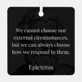 震源地の知恵：反応を通じて力を強化 メタルオーナメント (裏面)