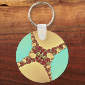 震源地3 – フラクタル キーホルダー (正面)