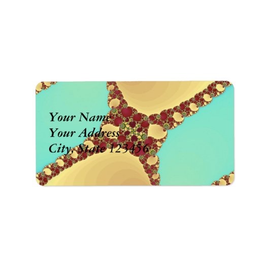 震源地3 – フラクタル ラベル (正面)