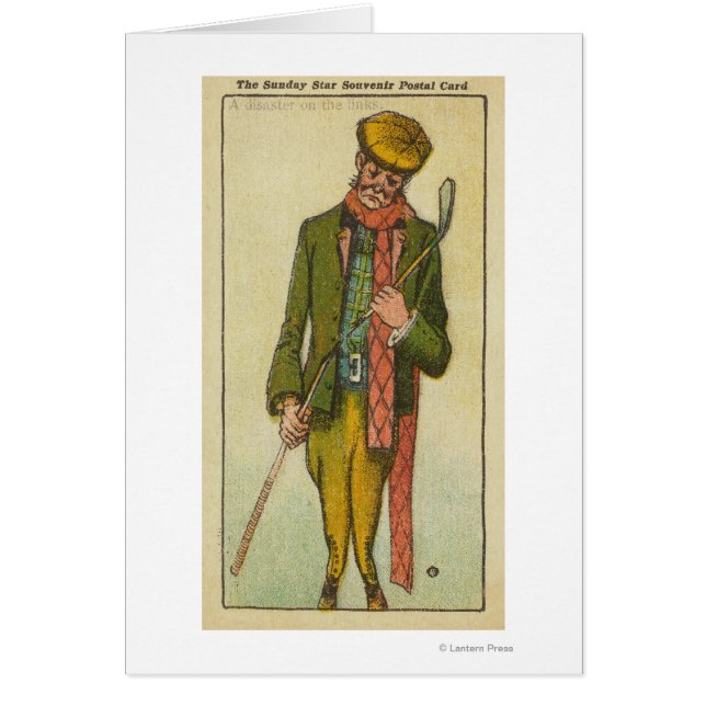 震災を経験したゴルファー (正面)