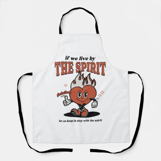 霊の実 – 霊によって生きる エプロン (正面)