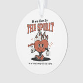 霊の実 – 霊によって生きる オーナメント (正面)