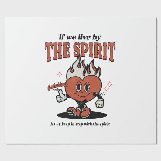 霊の実 – 霊によって生きる ラッピングペーパー (フラット)