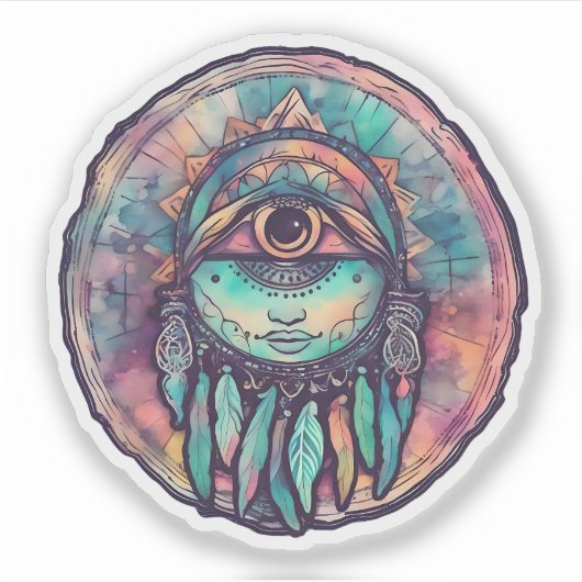 霊の幻 シール (正面)