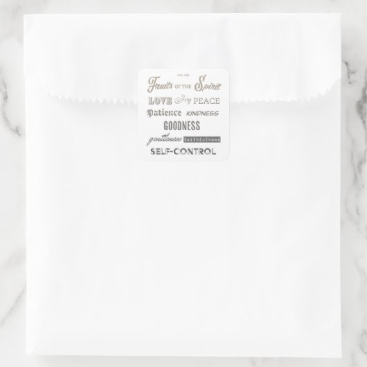 霊の果実 スクエアシール (バッグ)