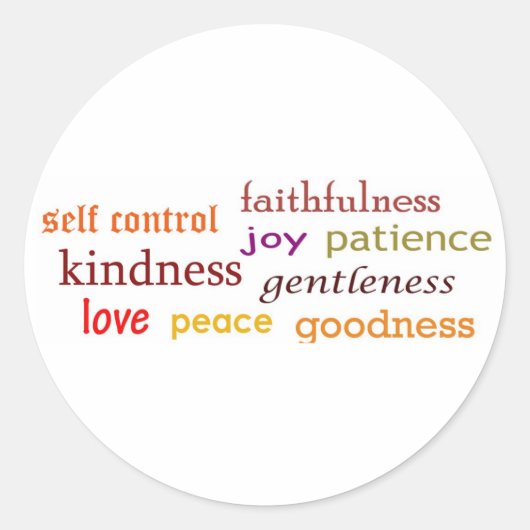 霊の果実 ラウンドシール (正面)