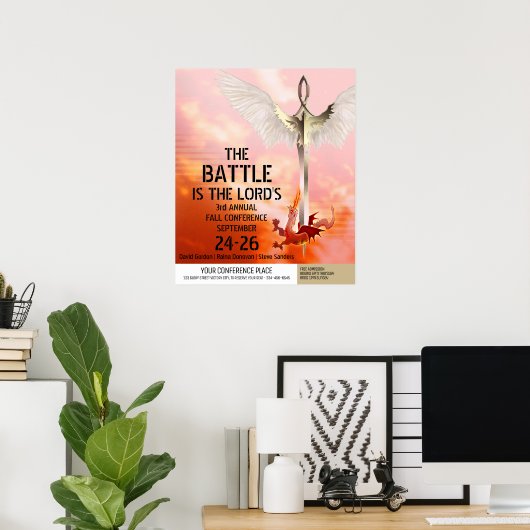 霊剣と龍 ポスター (ホームオフィス)