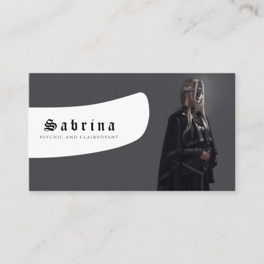霊媒質透視能力者 名刺 (正面)