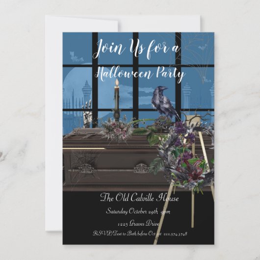 霊廟ハローウィンパーティ, 招待状 (正面)