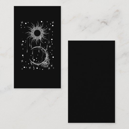 霊性自然天文太陽月 名刺 (正面/裏面)