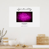 霊性 – 紫 ポスター (キッチン)