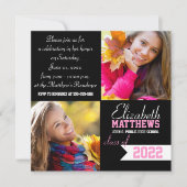 霊旗第二写真卒業 招待状 (正面)