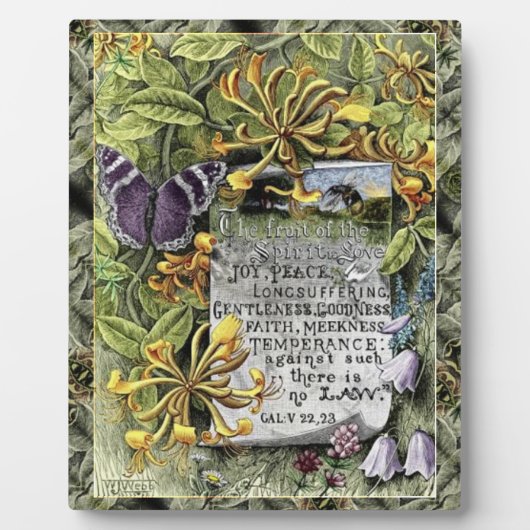 霊板の実 フォトプラーク (正面)