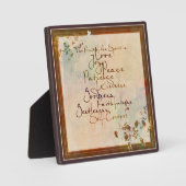 霊板の実 フォトプラーク (正面)