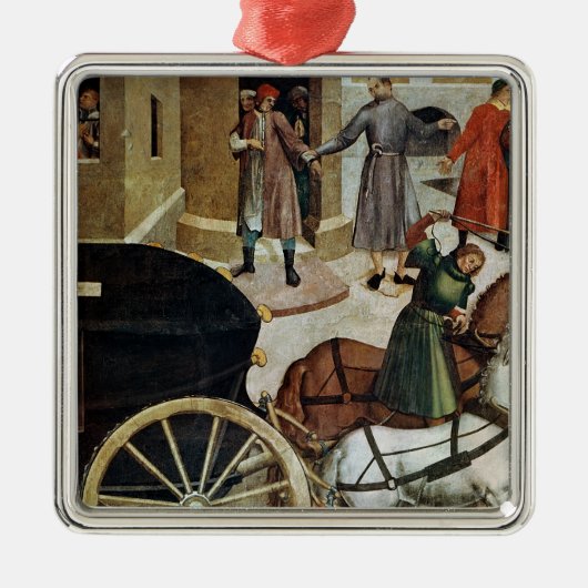 霊柩車 メタルオーナメント (正面)