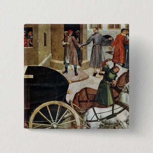 霊柩車 缶バッジ (正面)