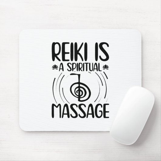 霊気ことわざ |ヨガ癒しのエネルギーチャクラギフト マウスパッド (マウス)