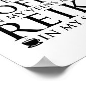 霊気とコーヒー |霊気マスター秘伝霊気ギフト ポスター (角)