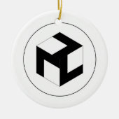 霊気と男性アンタハカラナ セラミックオーナメント (正面)