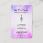 *~*霊気のエネルギーを癒すスパークルレイニルヴァーナ 名刺 (裏面)