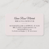 *～*霊気のエネルギー修復バースト – 光線の輝き 名刺 (裏面)