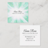 *~*霊気のエネルギー修復光線軽量作業員 スクエア名刺 (正面/裏面)