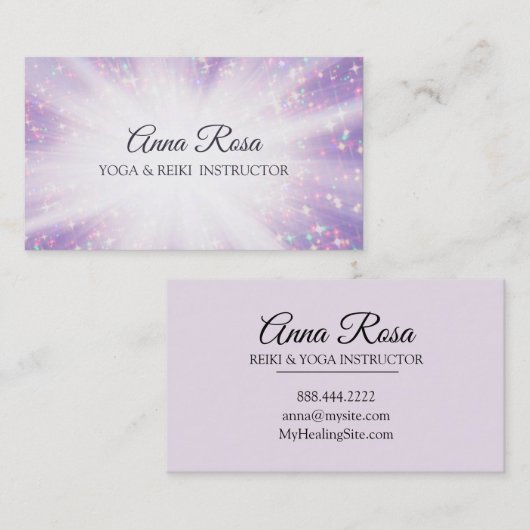 *~*霊気のエネルギー修復光線 名刺 (正面/裏面)