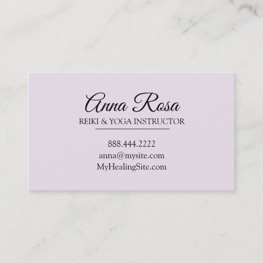 *~*霊気のエネルギー修復光線 名刺 (裏面)