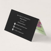 霊気のスパのヨガのトリオのバランスW/Appointmentの紹介 名刺 (裏面)