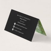 霊気のスパのヨガW/Appointment及び紹介 名刺 (裏面)