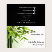 霊気のスパのヨガW/Appointment及び紹介 名刺 (外部フラット)