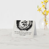 霊気のマスターおよびヨガの調停のインストラクターの引用文 カード (黄色い花)